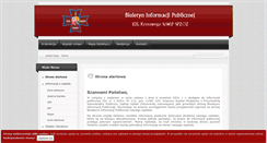 Desktop Screenshot of bip.105szpital.pl
